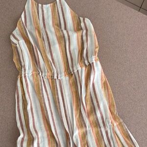 Halter top multi color jumpsuit